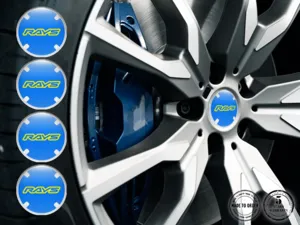 Rays Wheel Stickers Edition Luxury Silicone Style